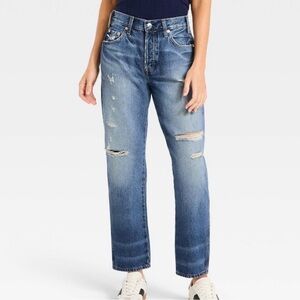Universal Thread Women's Straight Leg Jeans - Classic Blue